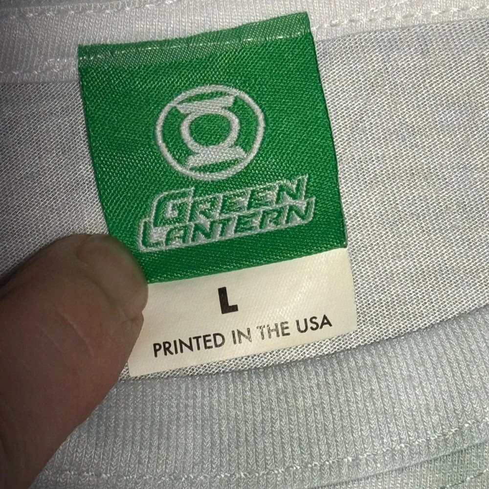 DC Comics Green Lantern White Lantern Corps Sublimated T-Shirt Green‎ White L